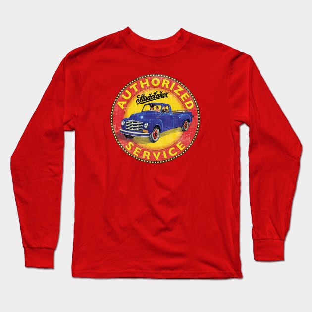 Studebaker Trucks Long Sleeve T-Shirt by Midcenturydave